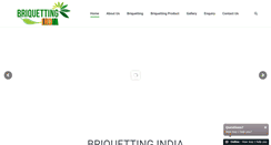 Desktop Screenshot of briquettingindia.com