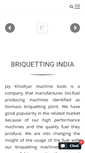 Mobile Screenshot of briquettingindia.com